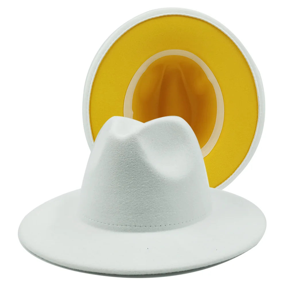 Fedora Hat Double-Sided Color Unisex