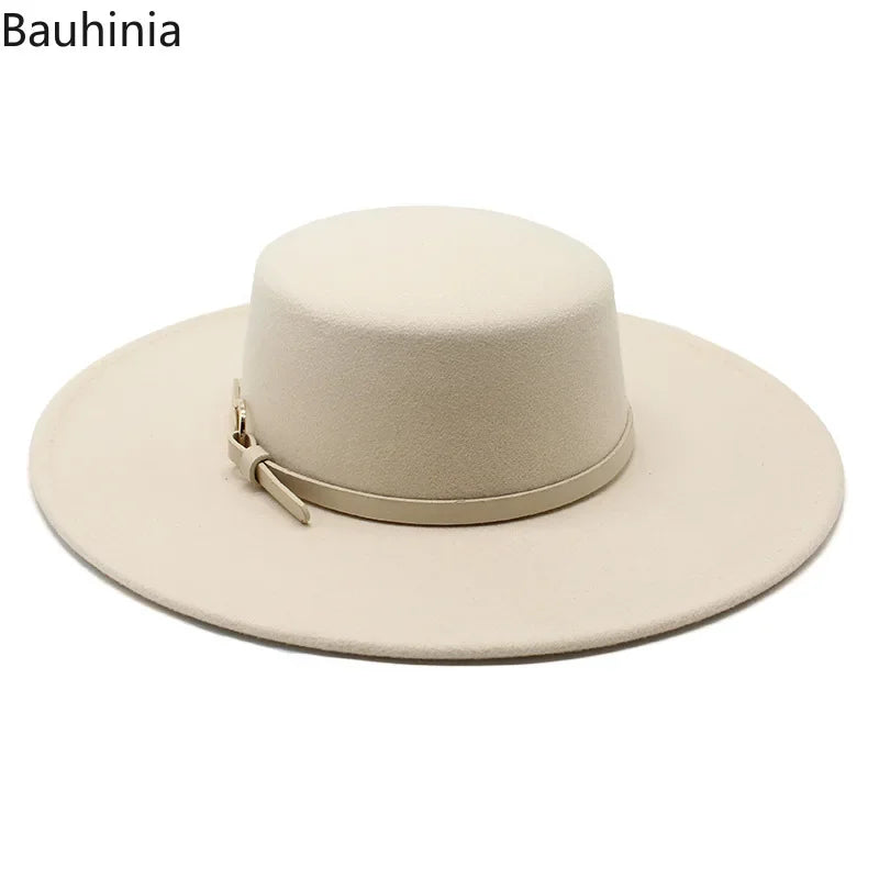 Bauhiniua Wool Felt Fedoras