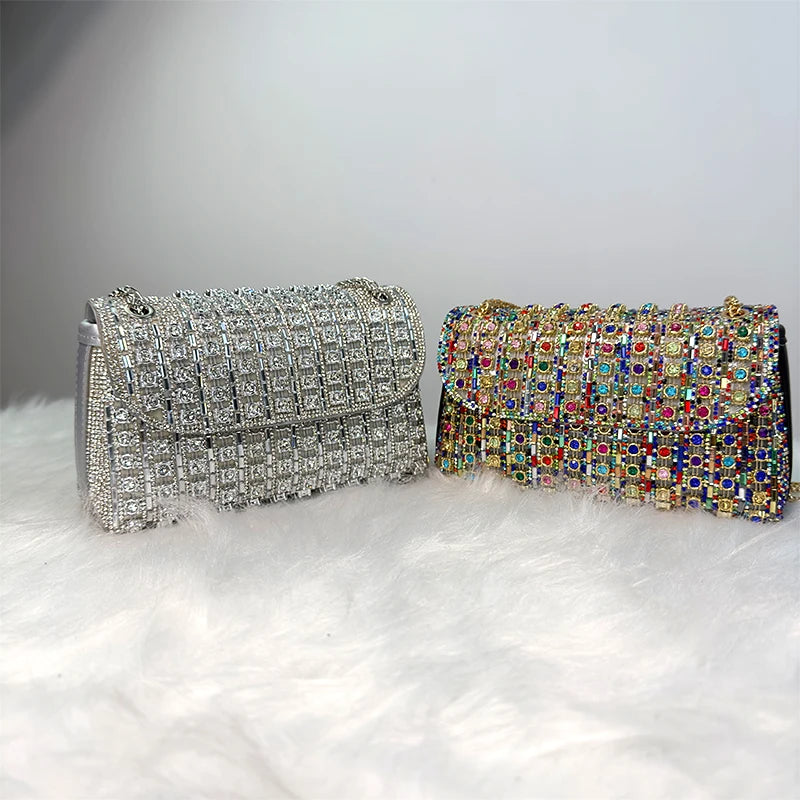 Luxury Designer Rhinestone Clutch