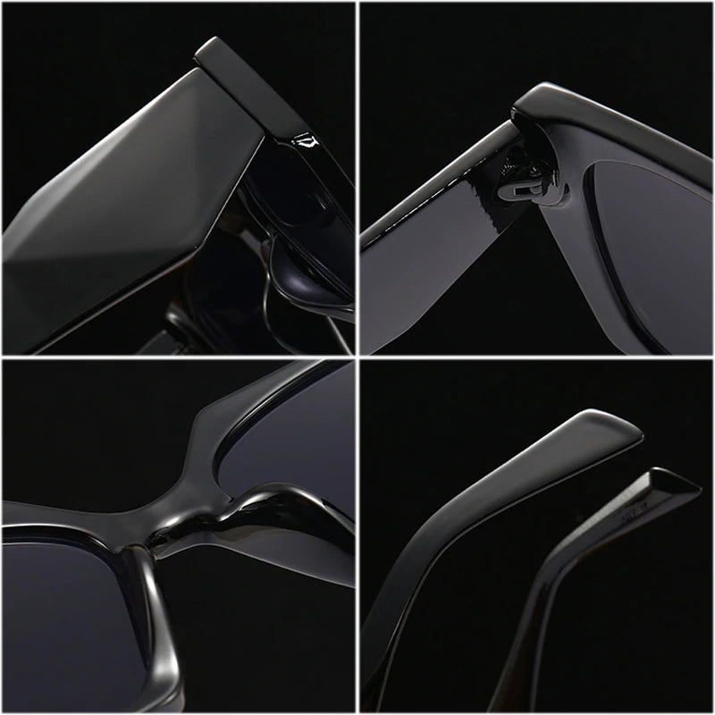 Retro Polygon Cat Eye Colorful Sunglasses