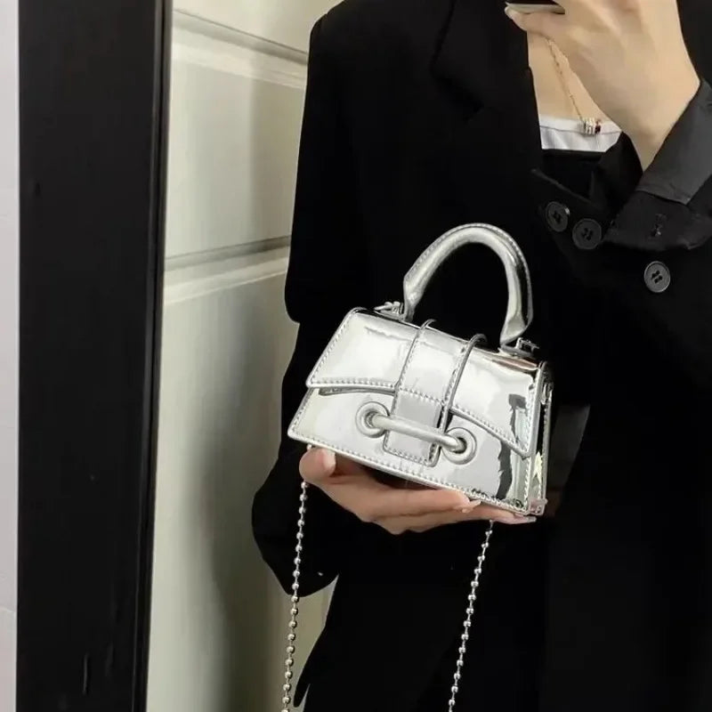 Silver Chic Crossbody Bag