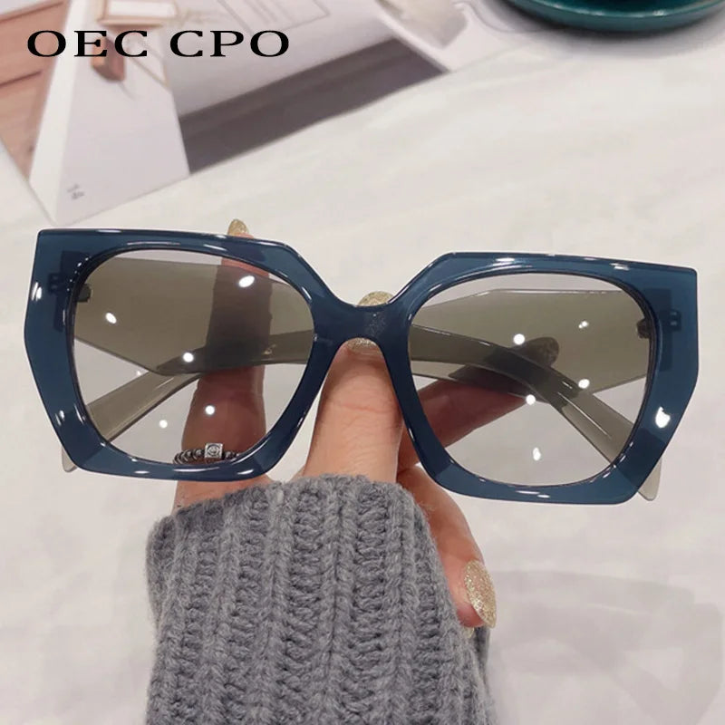 Square Sunglasses Orange Punk