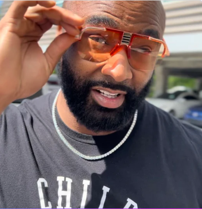 Fashion Sunglasses Men Shield Gradients Lens