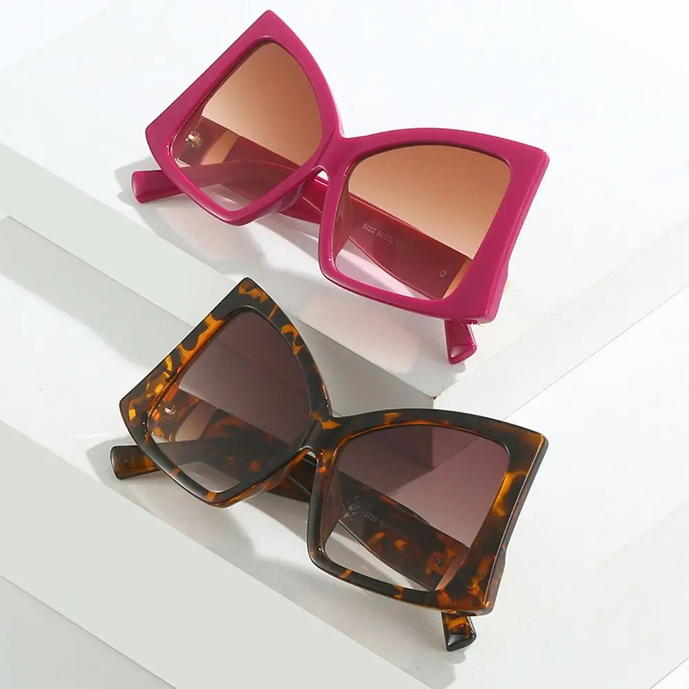 Unique Oversized Punk Butterfly Sunglasses