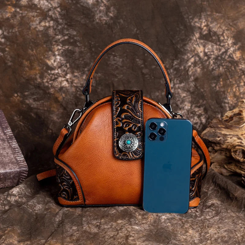 Crossbody Bags Vintage Purses Genuine Leather
