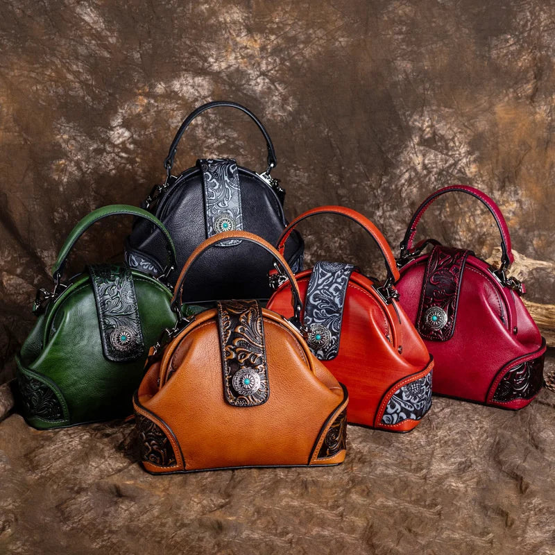 Crossbody Bags Vintage Purses Genuine Leather