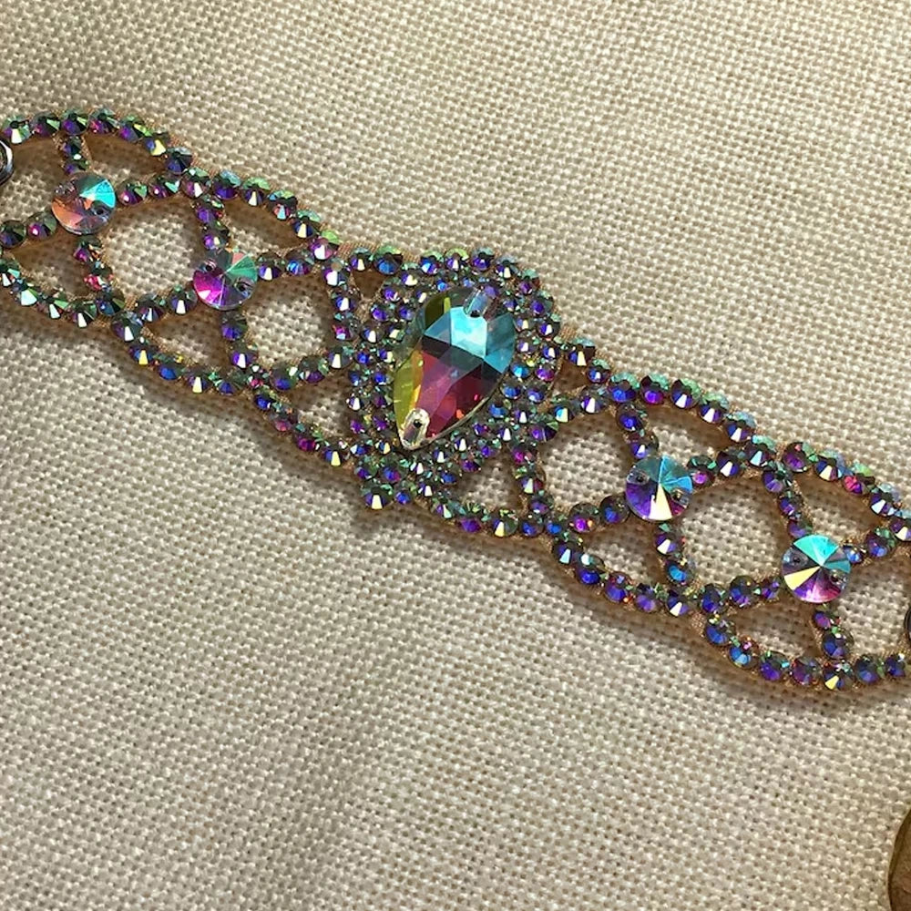 Shiny Rhinestone Drop Bracelet