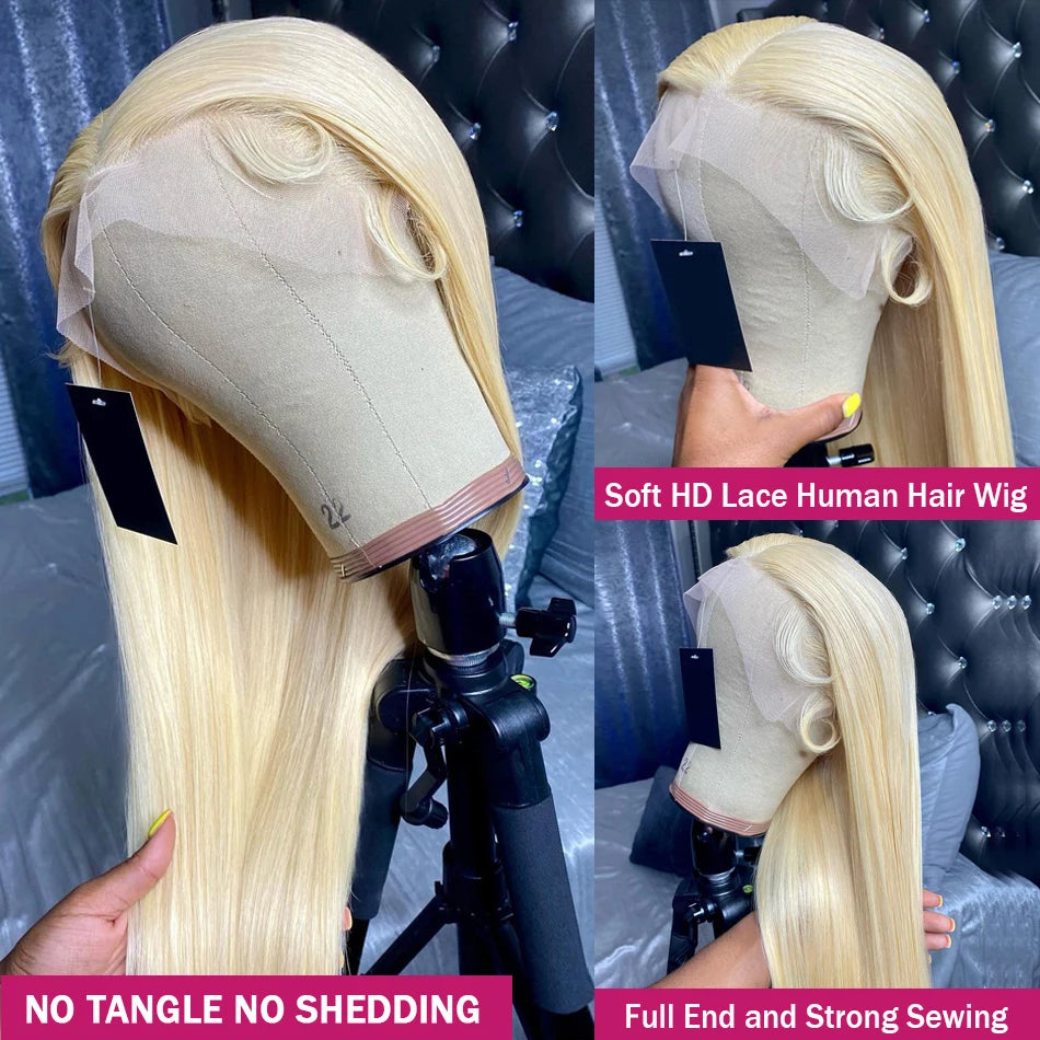 HD Lace Frontal 3X6 Hd Lace Wig 13X4 Blonde Lace Front Human Hair Glueless