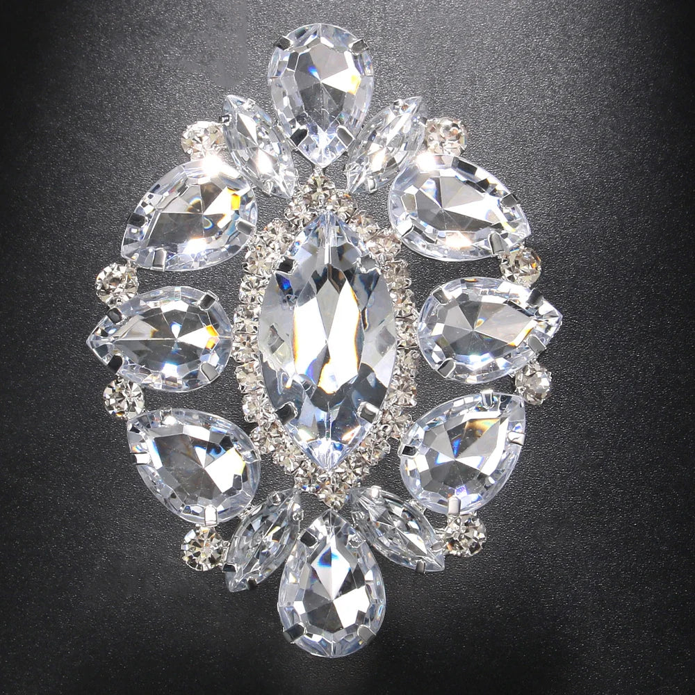 Exaggerated Drop Ring Crystal