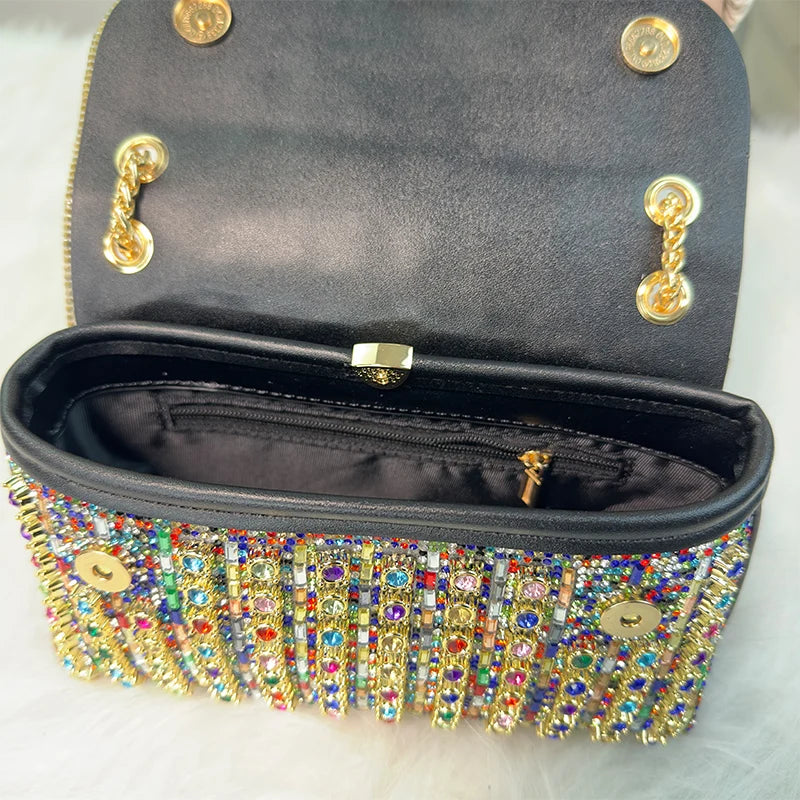 Luxury Designer Rhinestone Clutch