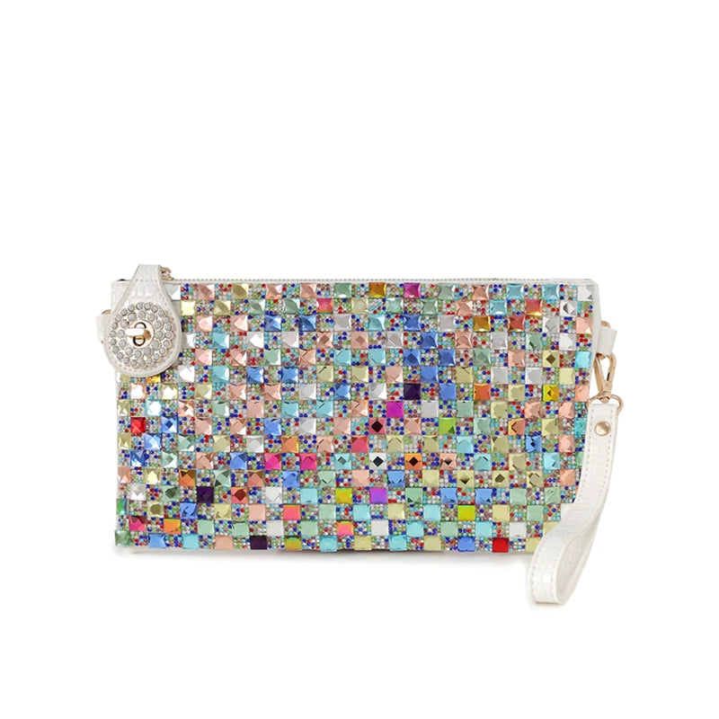 K-style Fashion for Evening Dinner Diamond Shoulder Crossbody Handbag