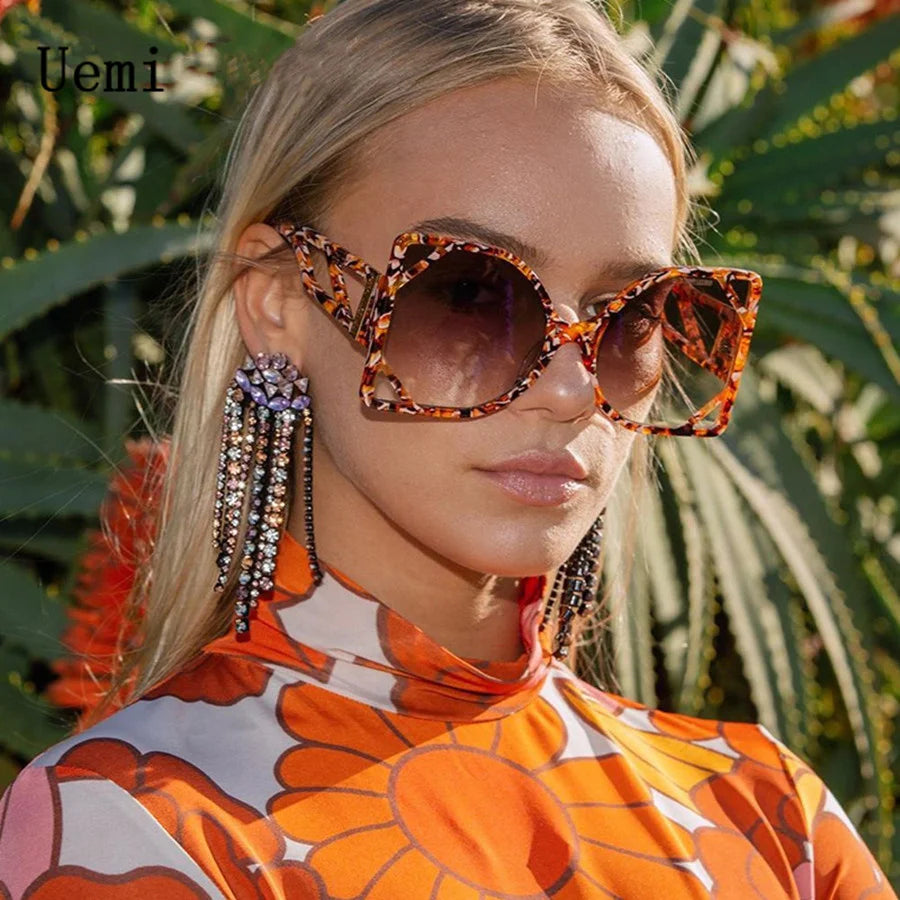 Fashion Oversized Square Sunglasses