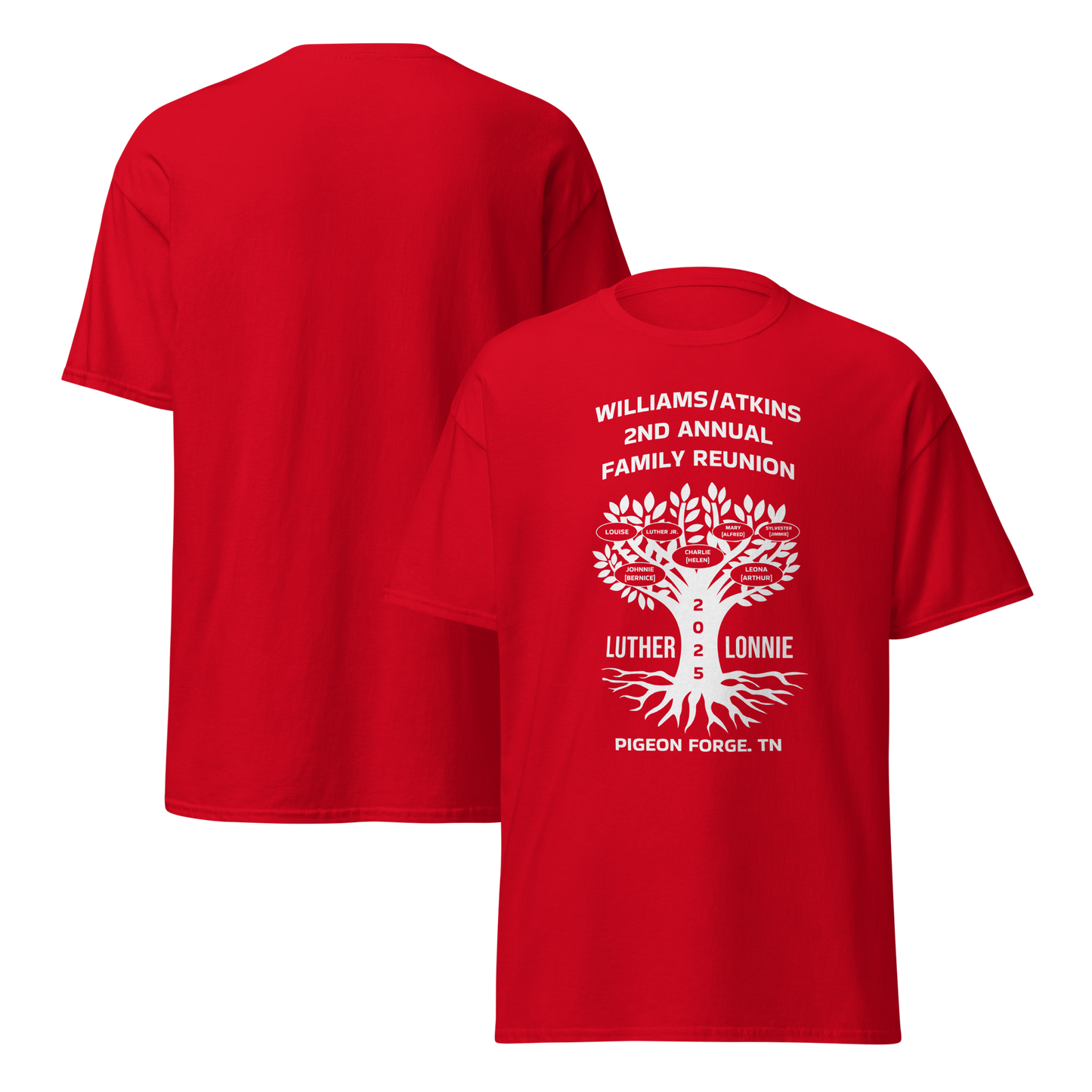 Luther Lonnie Family Reunion (Custom Orders) Minimum 4 Shirt Purchase