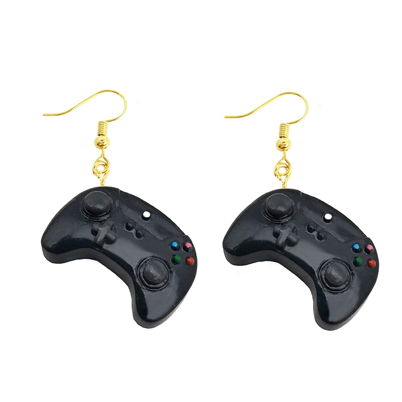 Earring For Women Resin Drop Custom Made Handmade Cute Girls Gift Eardrop Recreational Machines Game Fandle Gift Jewelry Party