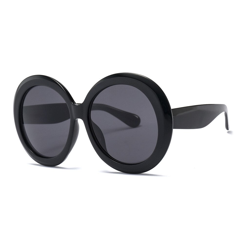 Unisex Big Round Sunglasses Luxury Retro Oversized Shade UV400