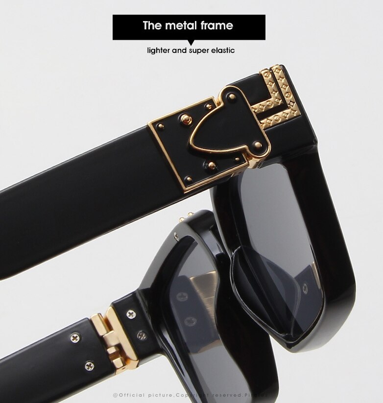 Sunglasses For Men, Square Millionaire Sunglasses