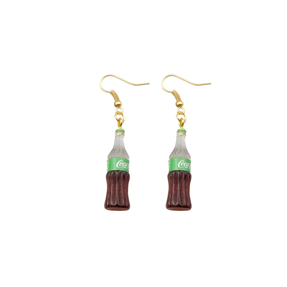 Cola Earring For Women Resin Cute Drink Drop Earrings Children Handmade Jewelry DIY Gifts