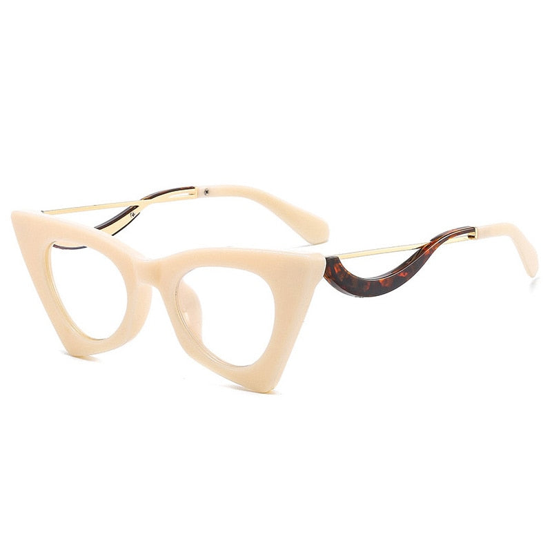 Fashion Unique Cat Eye Women Sunglasses Retro Colorful Eyewear Shades UV400