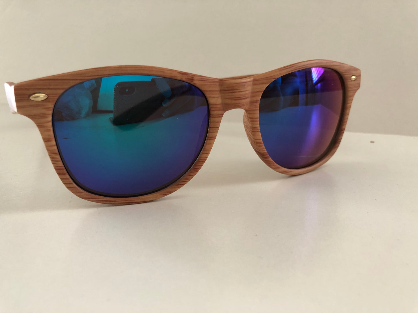 Za'hira Celeberty Colorful Lens Wood Sunglasses