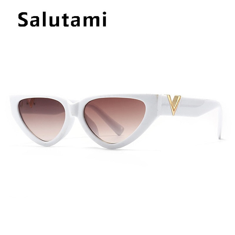 Unique Cat Eye Anti-blue Light Clear Lens Glasses & Sunglasses For Women