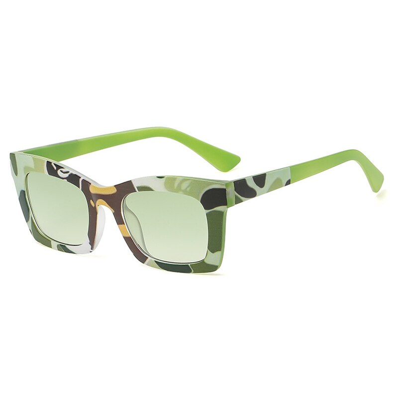 Sexy Colorful Square Sunglasses Women Trendy Gradient