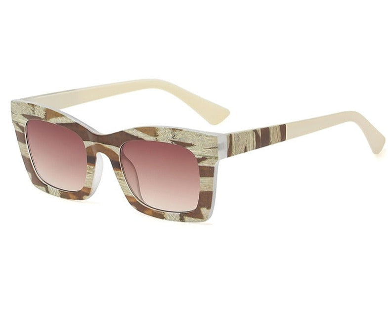 Sexy Colorful Square Sunglasses Women Trendy Gradient