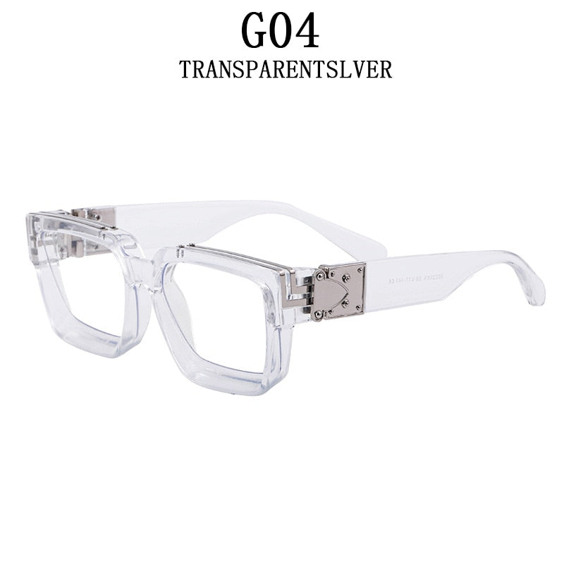 Square Oversized Millionaire Fashion Glasses Luxury Sunglasses For Men Vintage Sunglasses Women Sonnenbrille Gafas De Sol Lentes