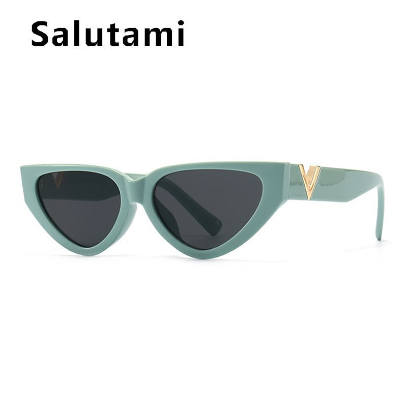 Unique Cat Eye Anti-blue Light Clear Lens Glasses & Sunglasses For Women
