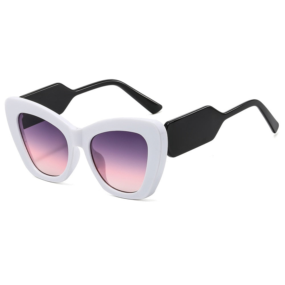 Fashion Cat Eye Sunglasses Women Vintage ShadesLuxury Sun Glasses Frame UV400