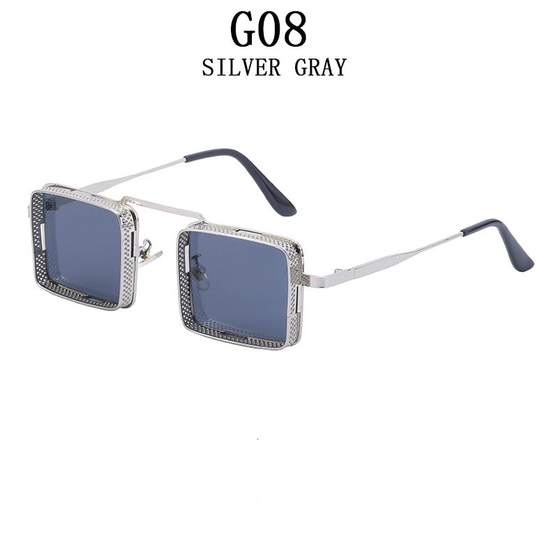 Square Punk Sunglasses For Men Steampunk Fashion Glasses Retro Shades Vintage Gafas De Sol Vasos Decorativos Occhiali Da Sole Gg