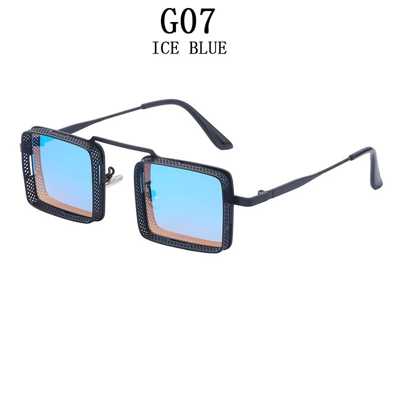 Square Punk Sunglasses For Men Steampunk Fashion Glasses Retro Shades Vintage Gafas De Sol Vasos Decorativos Occhiali Da Sole Gg
