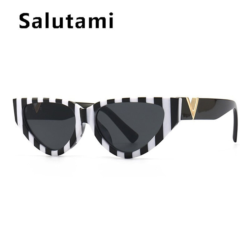 Unique Cat Eye Anti-blue Light Clear Lens Glasses & Sunglasses For Women