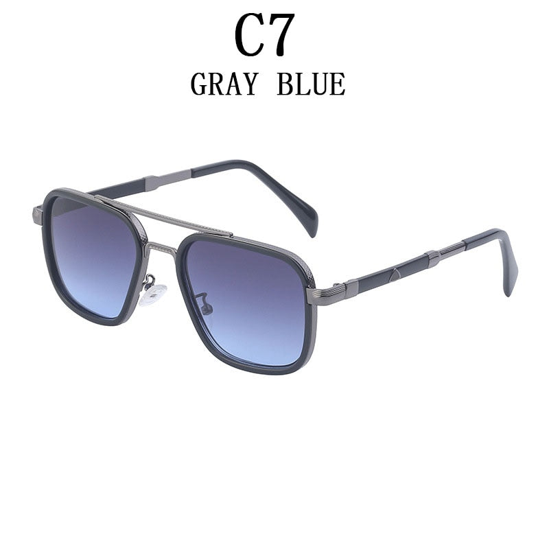 Square Men's Retro Sunglasses