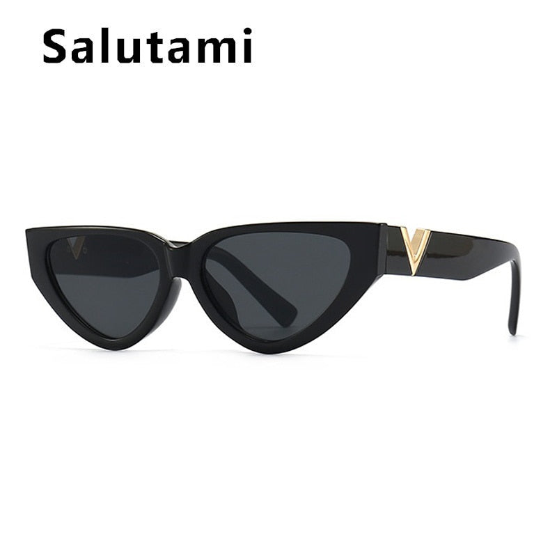 Unique Cat Eye Anti-blue Light Clear Lens Glasses & Sunglasses For Women