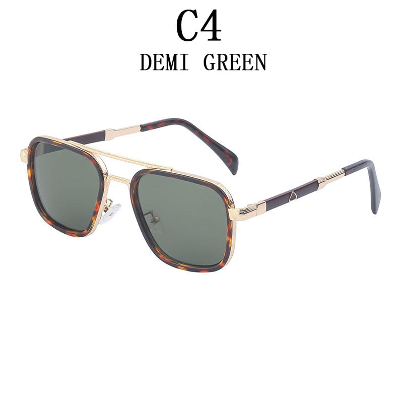 Square Men's Retro Sunglasses