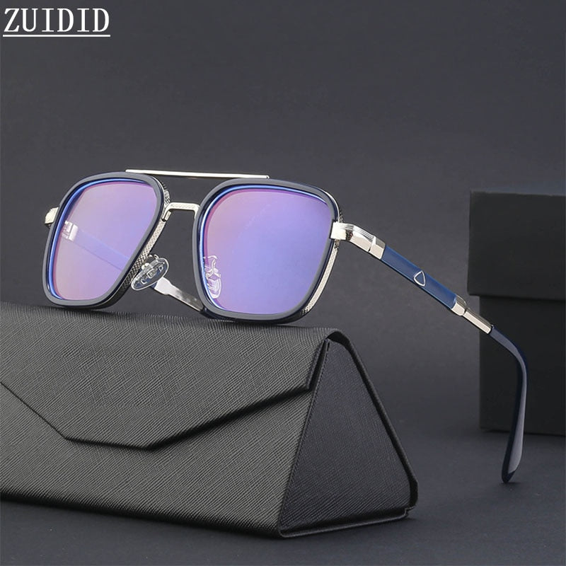 Square Men's Retro Sunglasses