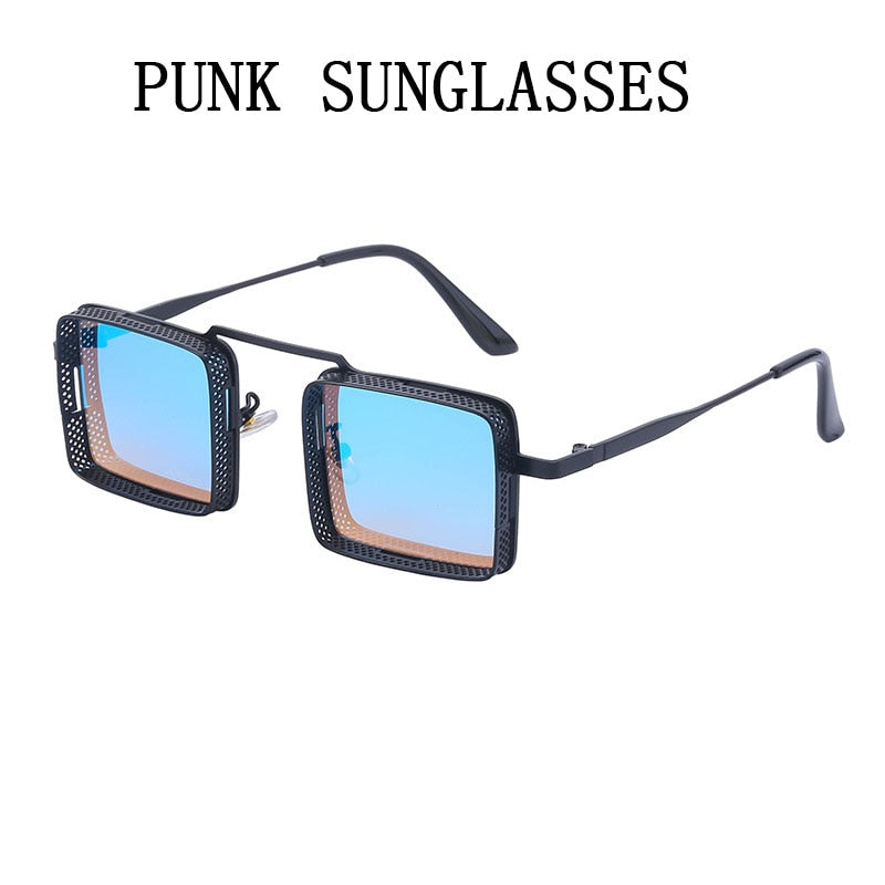 Square Punk Sunglasses For Men Steampunk Fashion Glasses Retro Shades Vintage Gafas De Sol Vasos Decorativos Occhiali Da Sole Gg