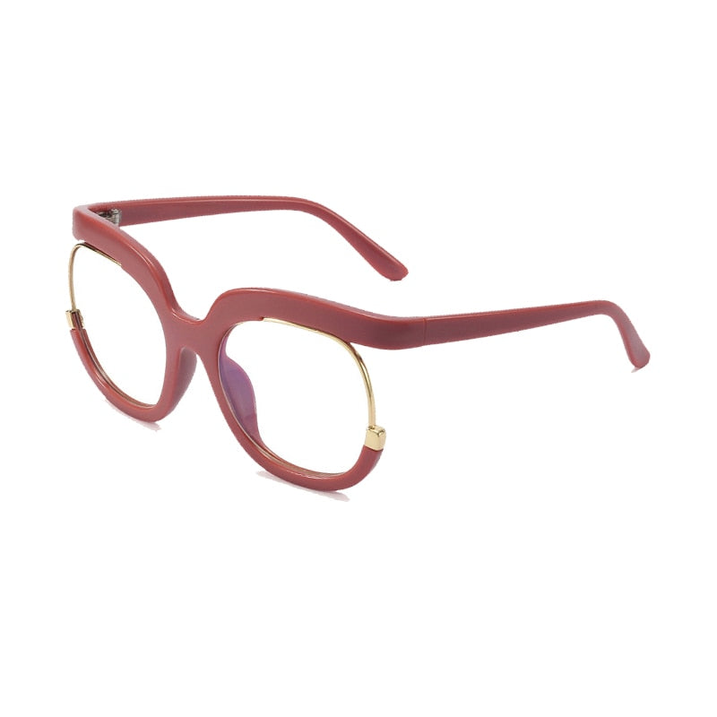 Retro Square Optical Glasses Frames Men Women Fashion