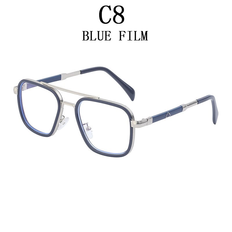 Square Men's Retro Sunglasses
