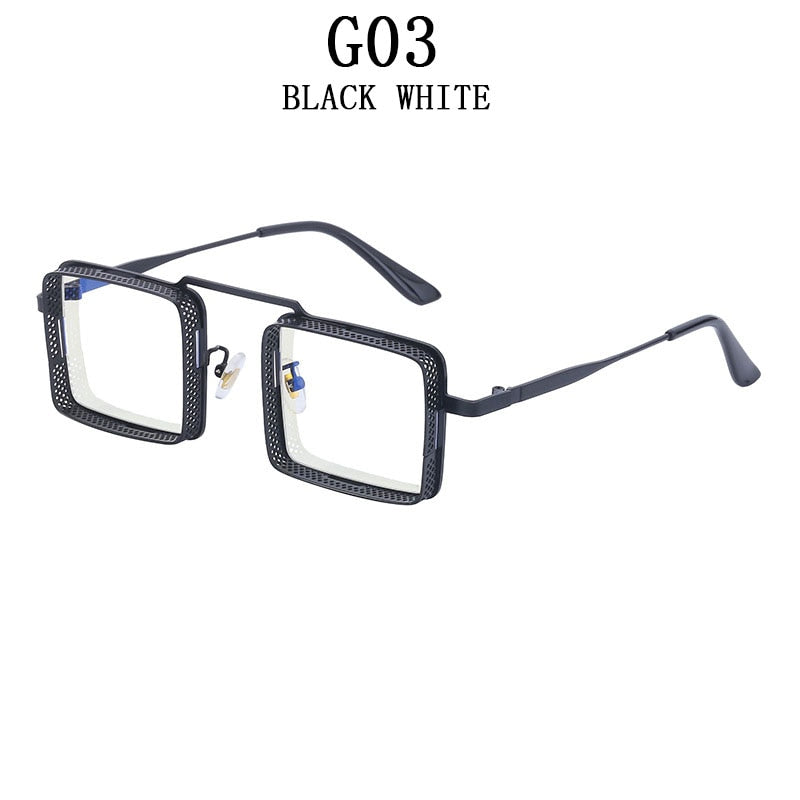 Square Punk Sunglasses For Men Steampunk Fashion Glasses Retro Shades Vintage Gafas De Sol Vasos Decorativos Occhiali Da Sole Gg