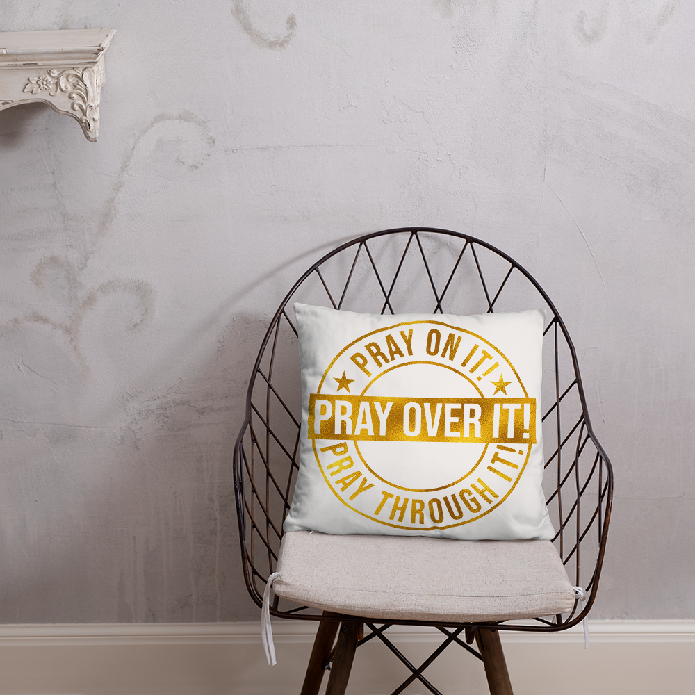 Pray Over It Basic Pillow