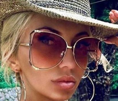 Za'hira XXL OVERSIZED Huge BIG "JENNER" Women Sunglasses