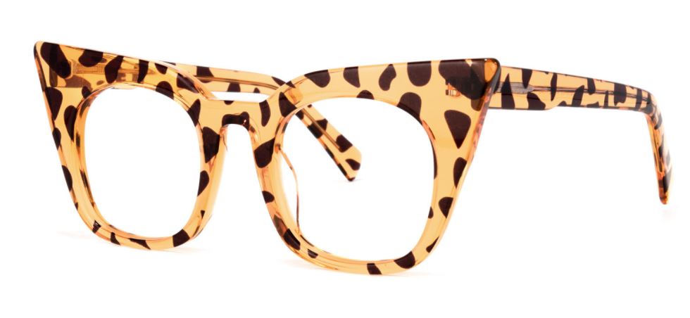 Za'hira Chandra Leopard Glasses