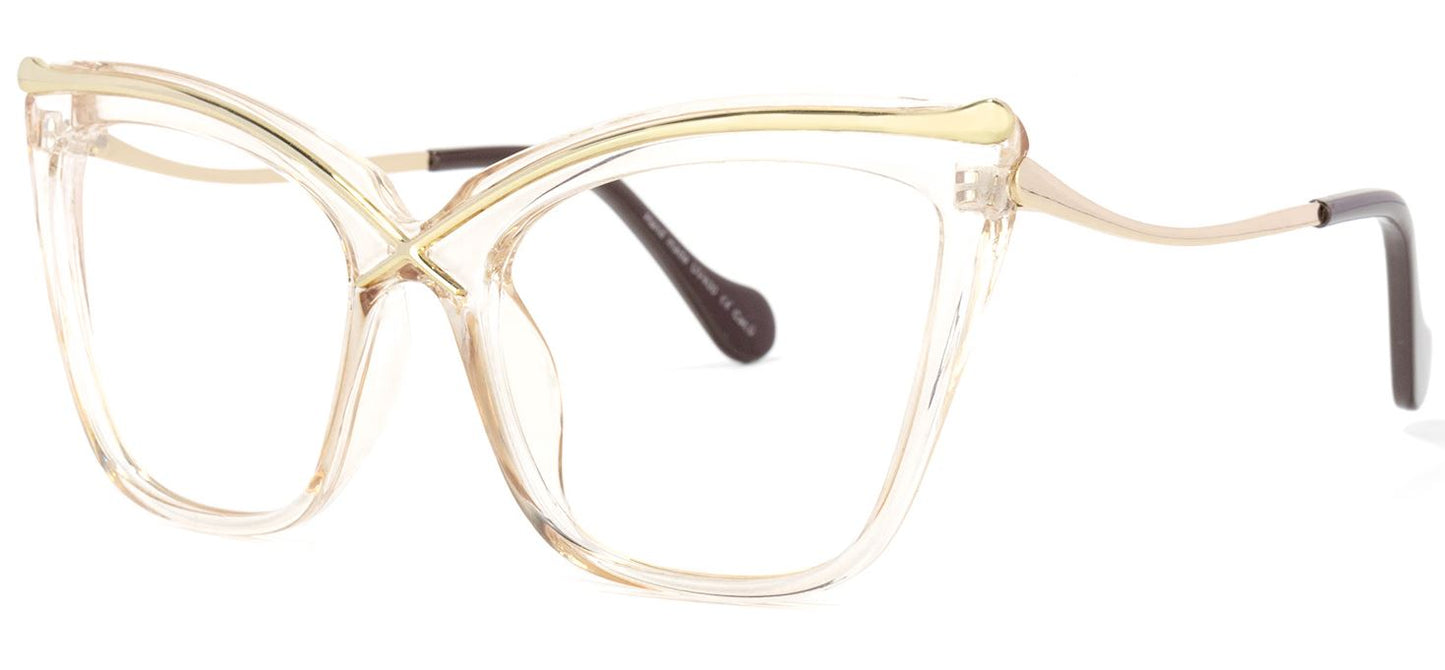 Za'hira Cat Eye Black Eyeglasses