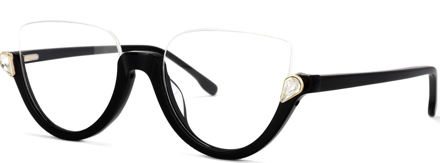 Za'hira Semi-Rimeless Glasses