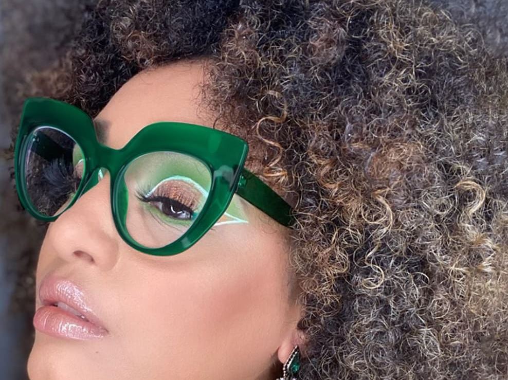 Za'hira Large Cat-Eye Glasses