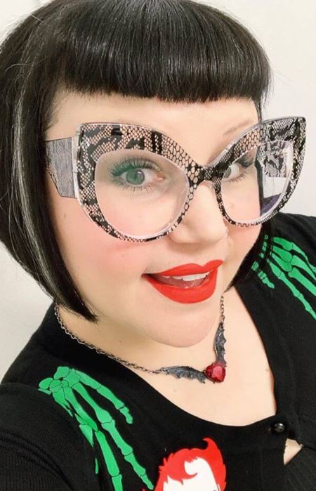 Za'hira Lace Print Glasses