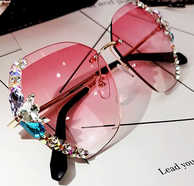 Za'hira Etta Rhinestone Sunglasses