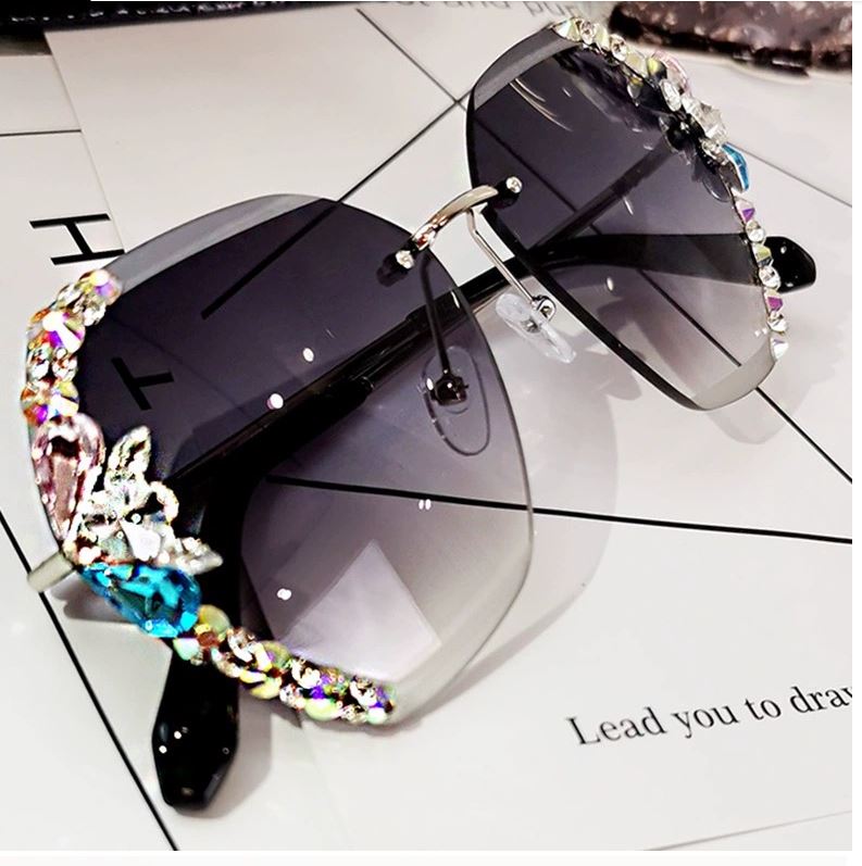 Za'hira Etta Rhinestone Sunglasses