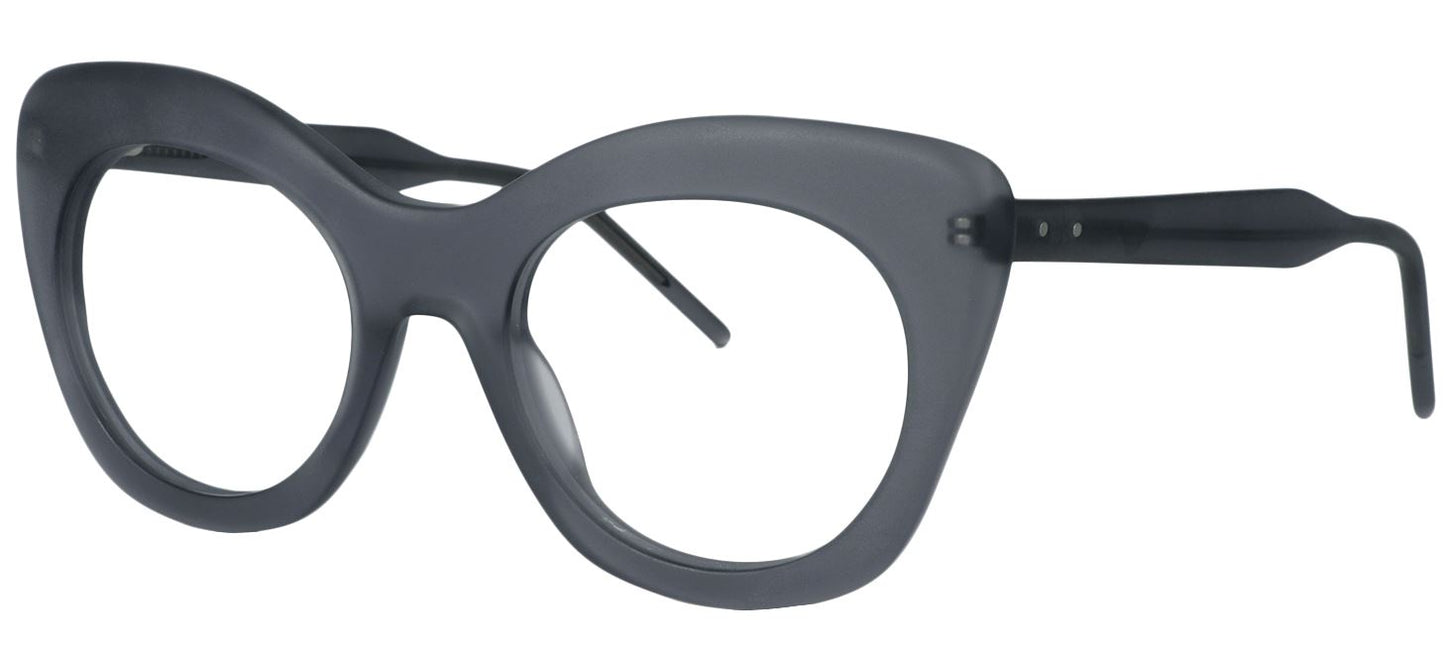 Za'hira Cat Eye Grey Eyeglasses
